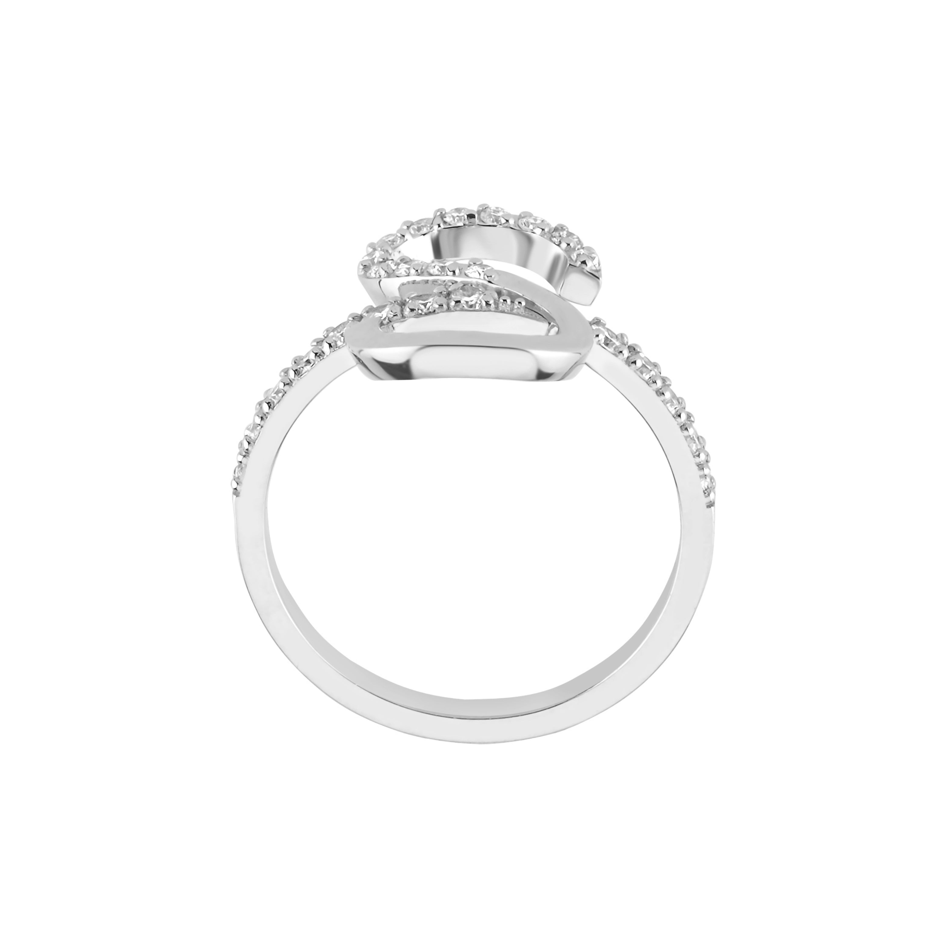 Diamond S Initial Ring