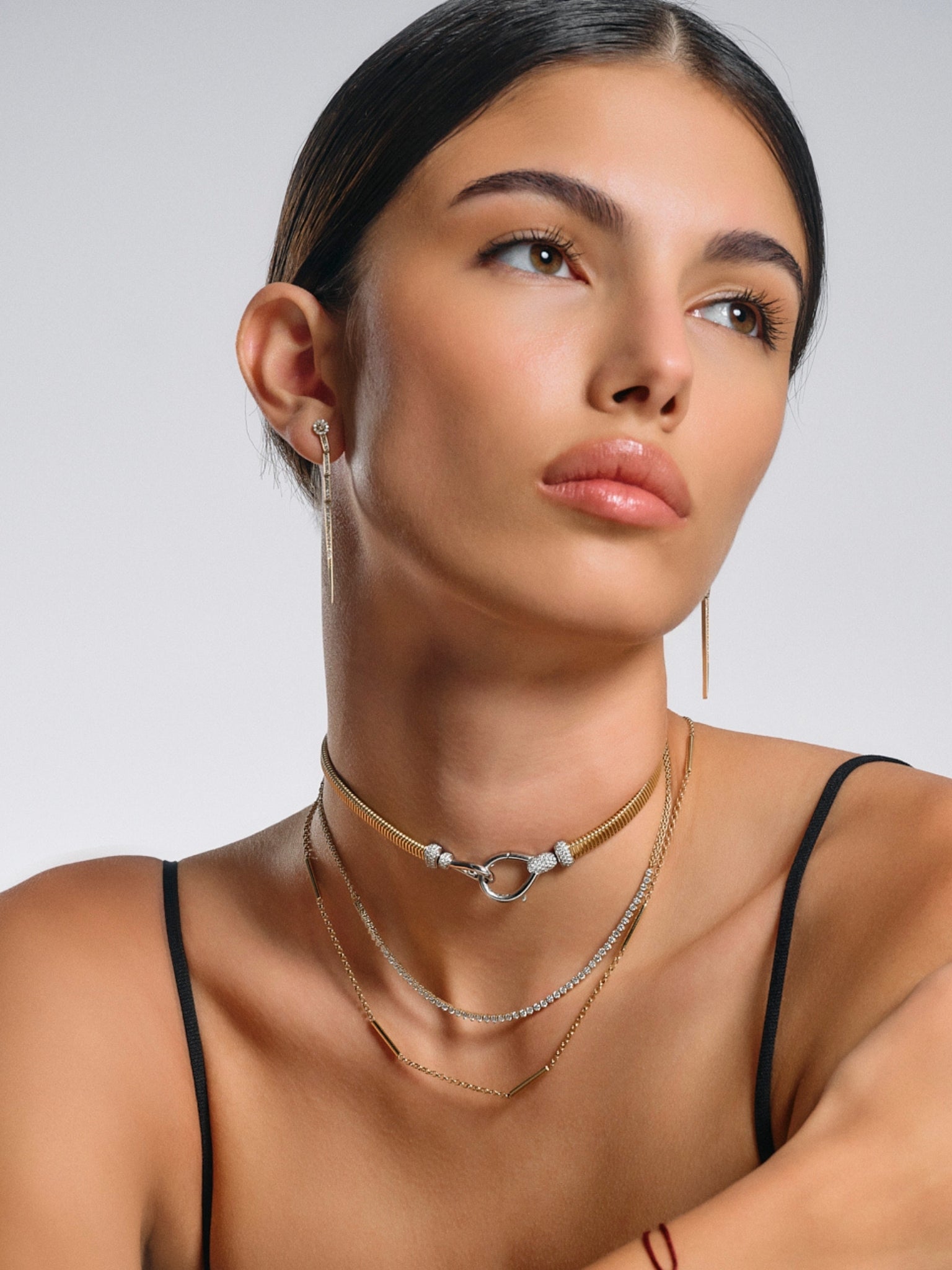 Space Tennis Necklace