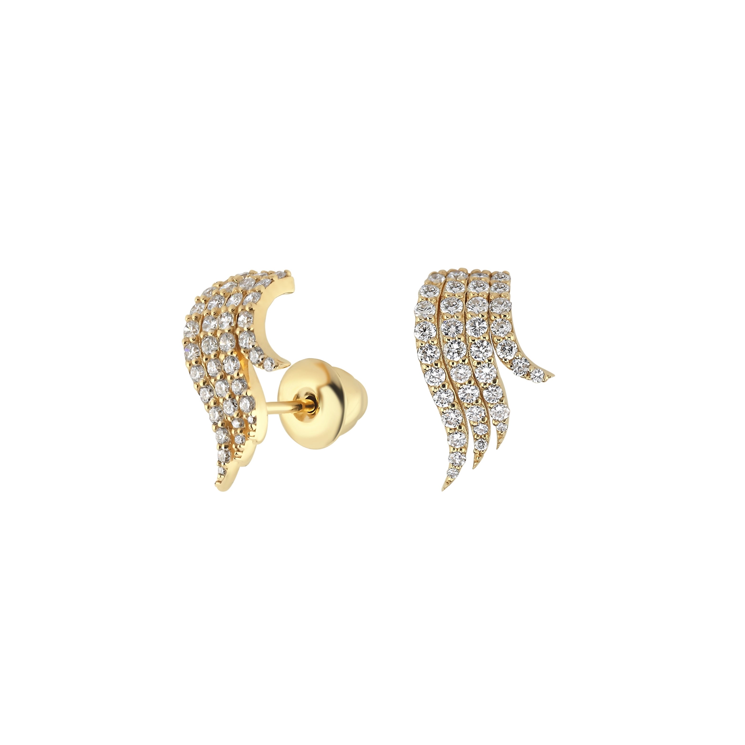 Angel Wing XL Diamond Stud - 1 piece