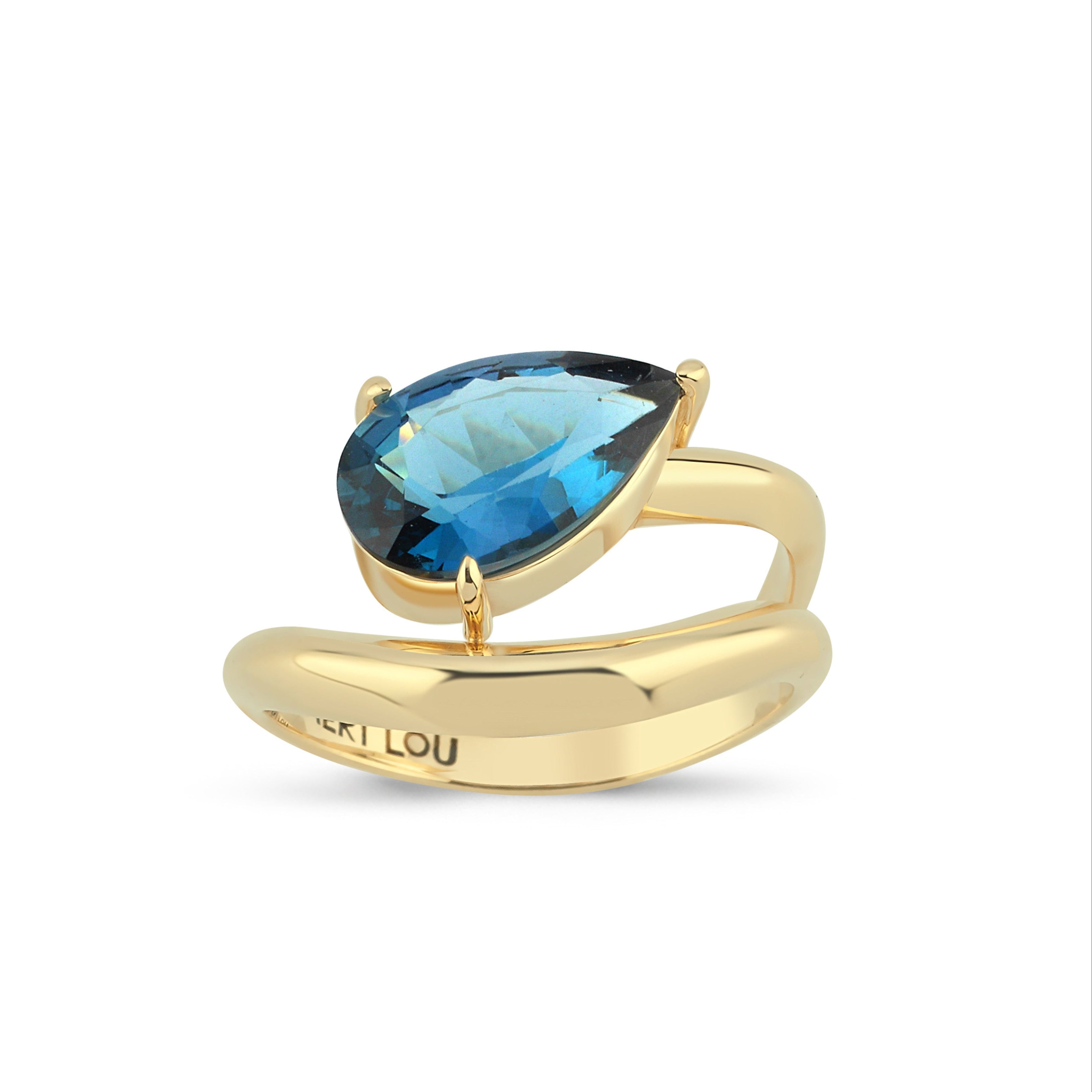 Denim Wave Ring