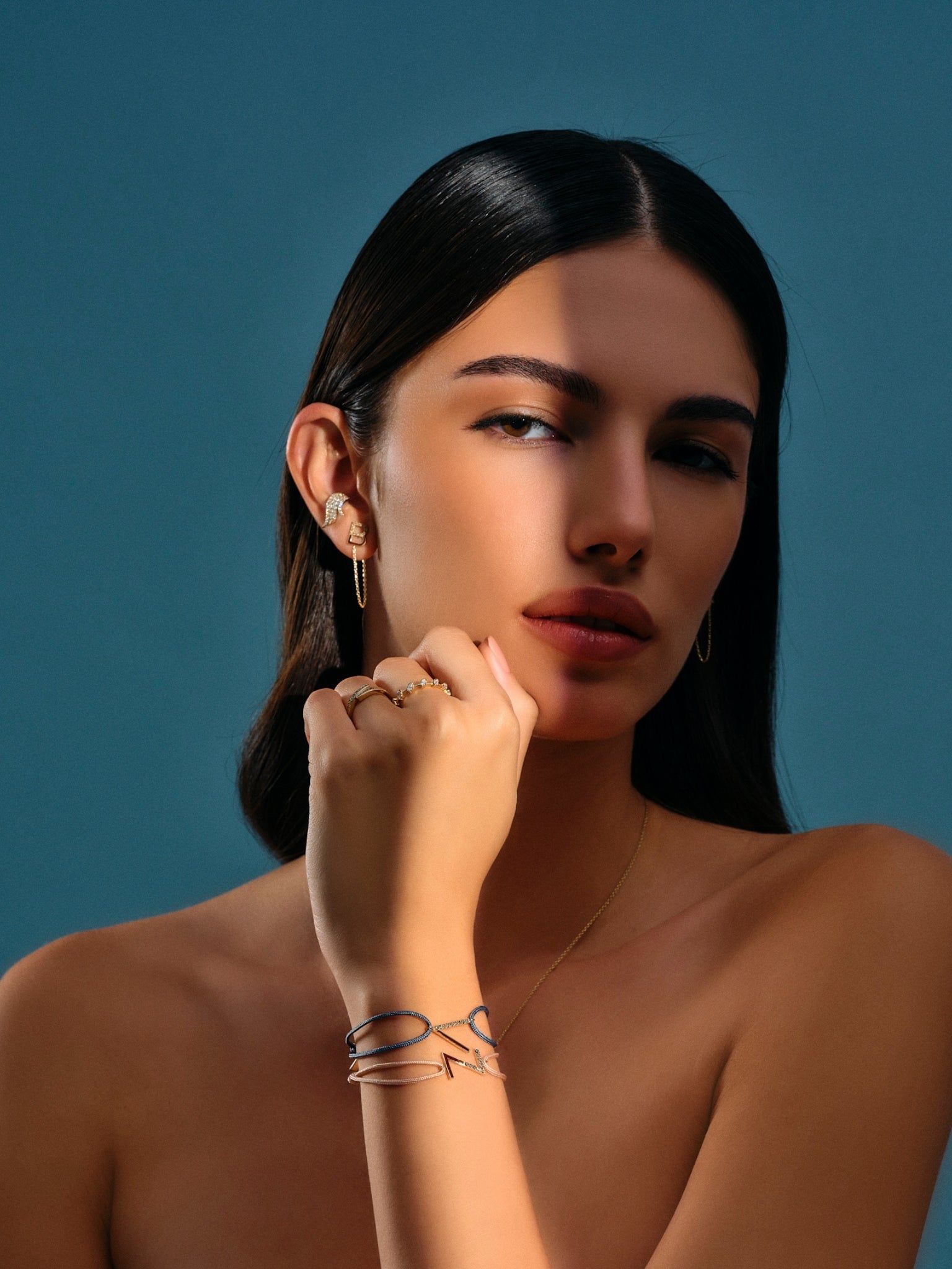 Angel Wing XL Diamond Stud - 1 piece