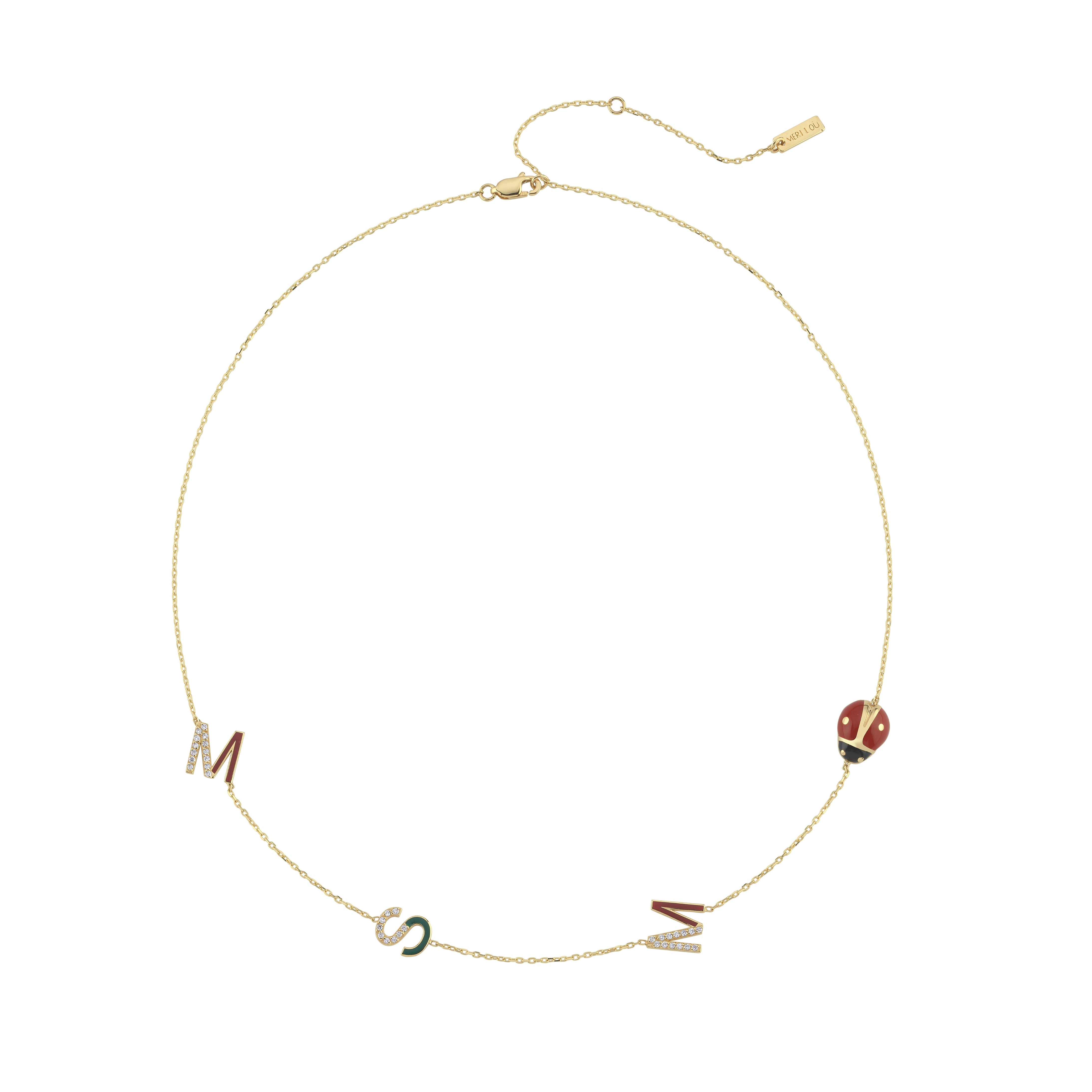 Personalized Lucky Family Necklace (4 Letter)