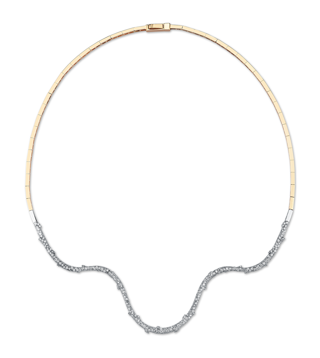 Cactus Diamond Choker Necklace