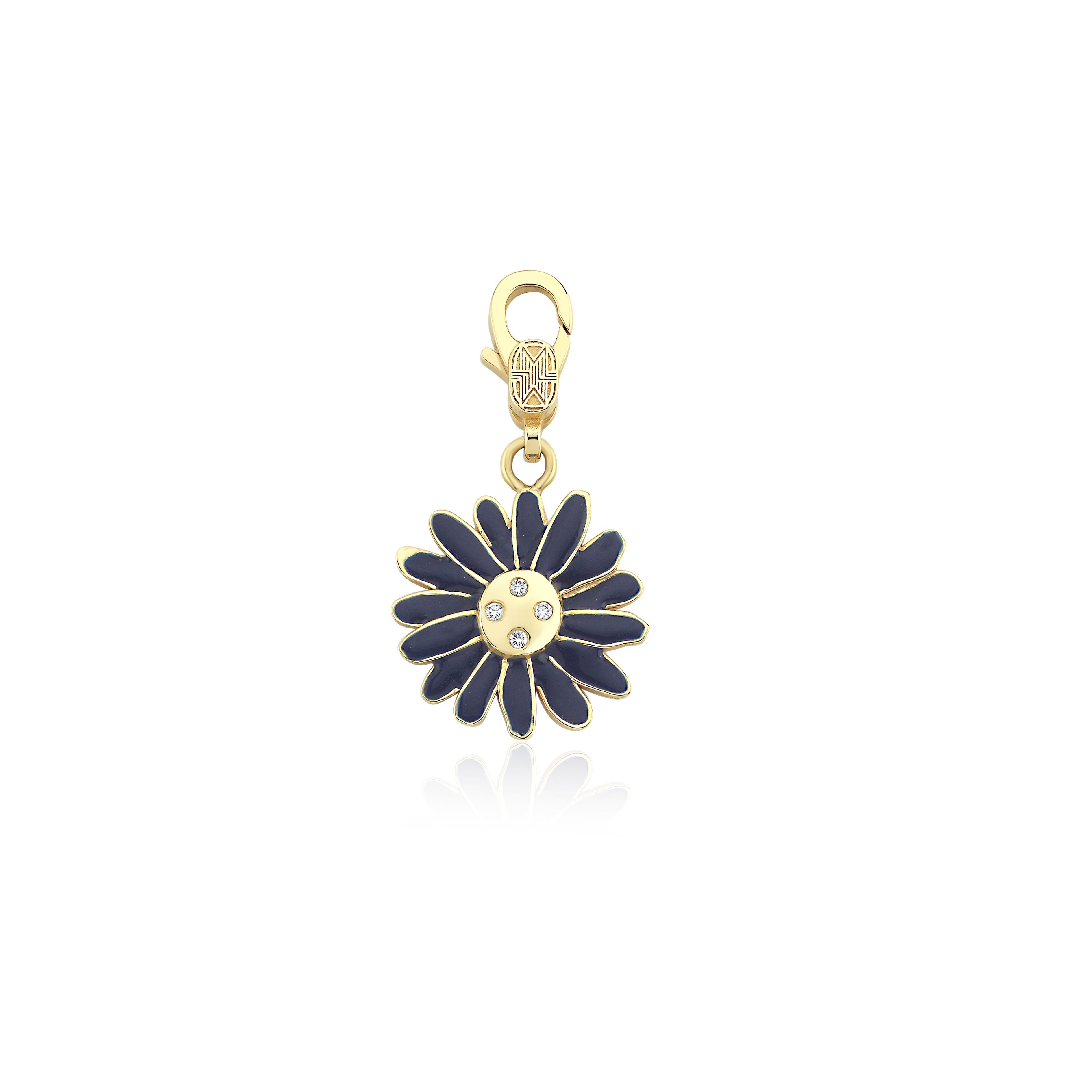 Daisy Charm With Diamond