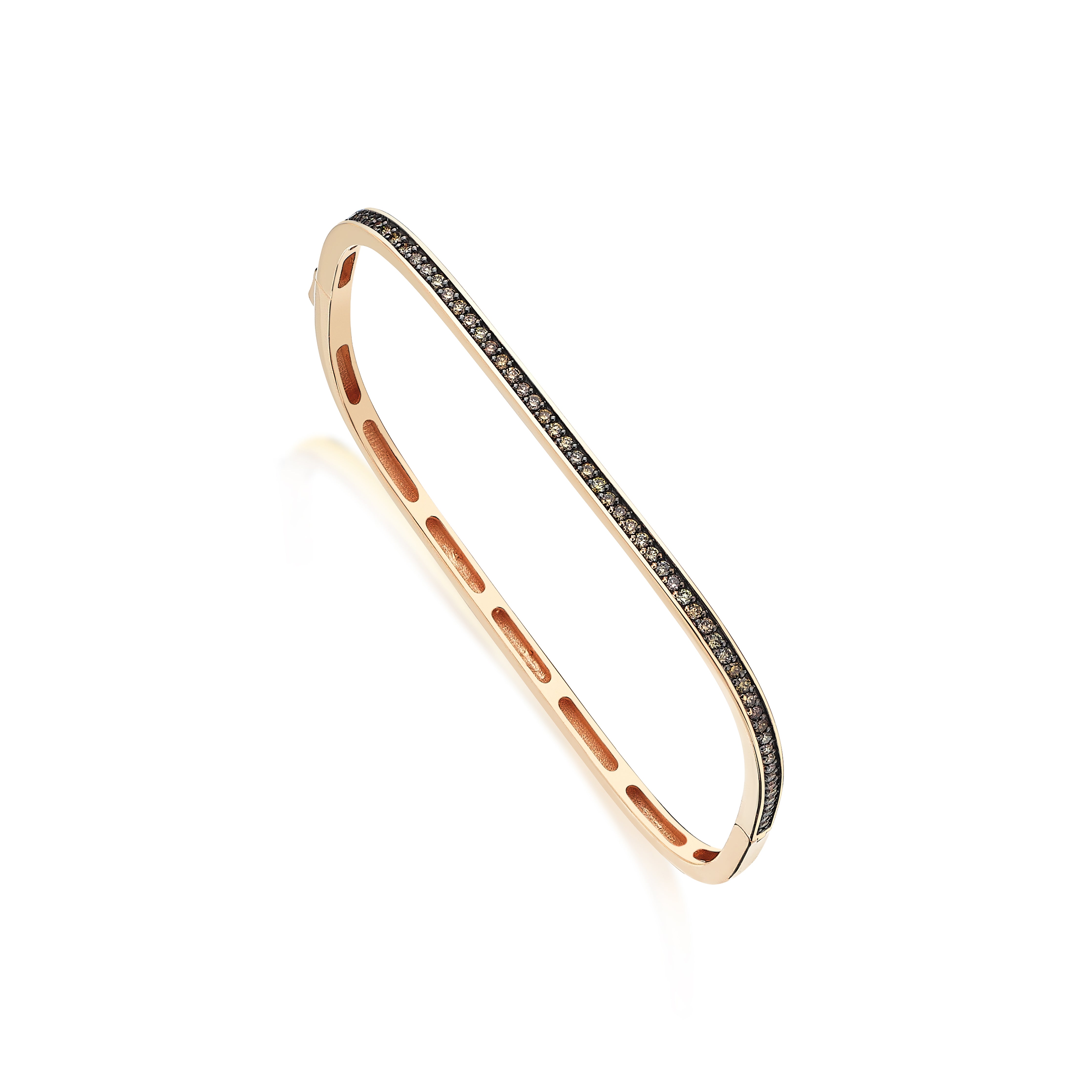 Planet Diamond Bangle Bracelet