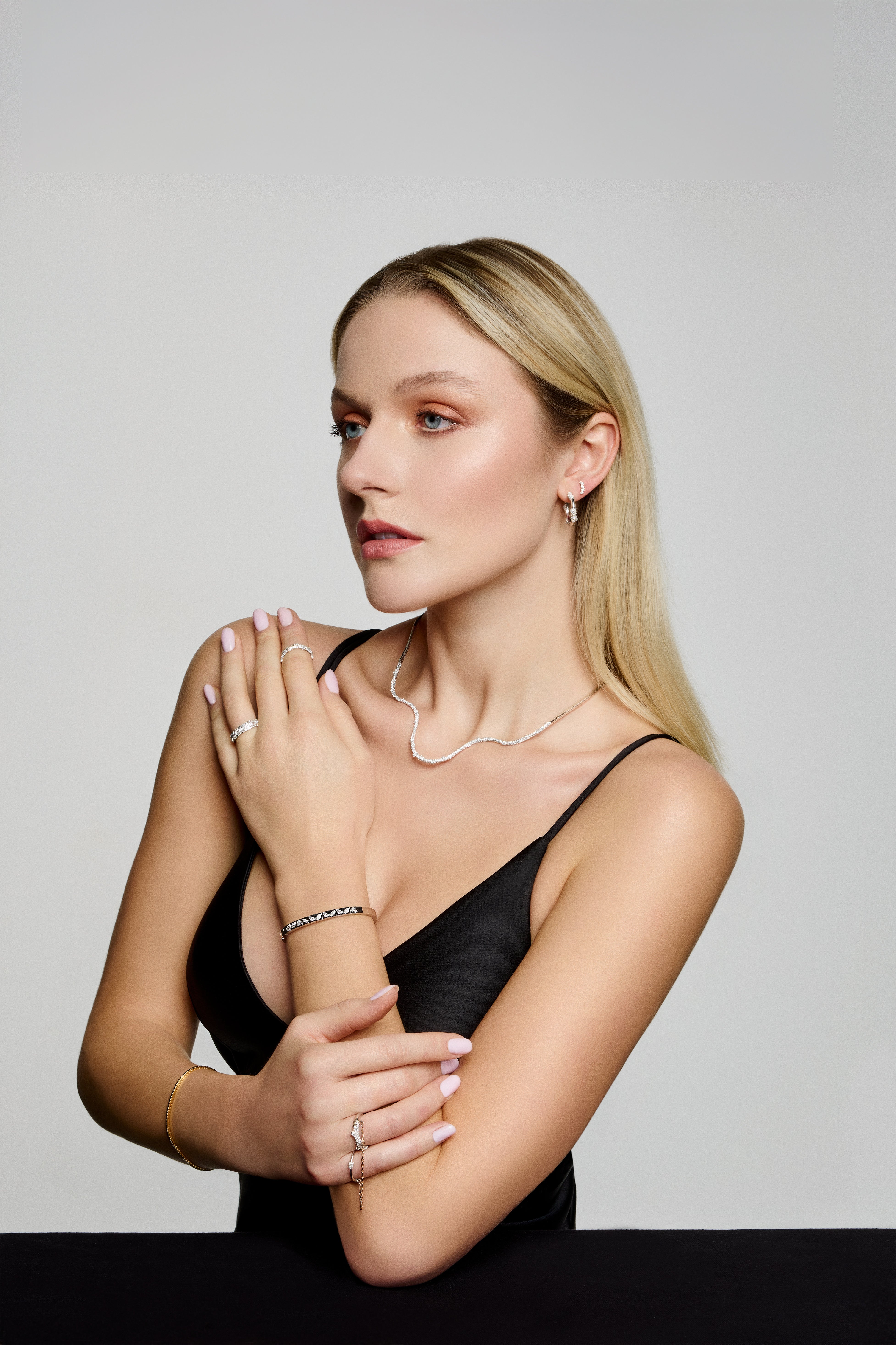 Seeds Diamond Bangle Bracelet