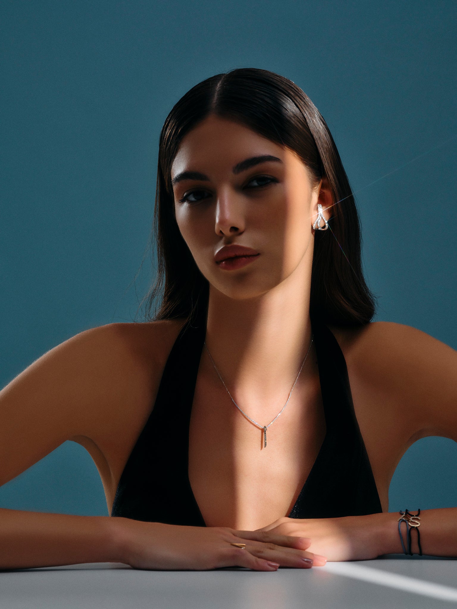 Elif Diamond Choker Necklace