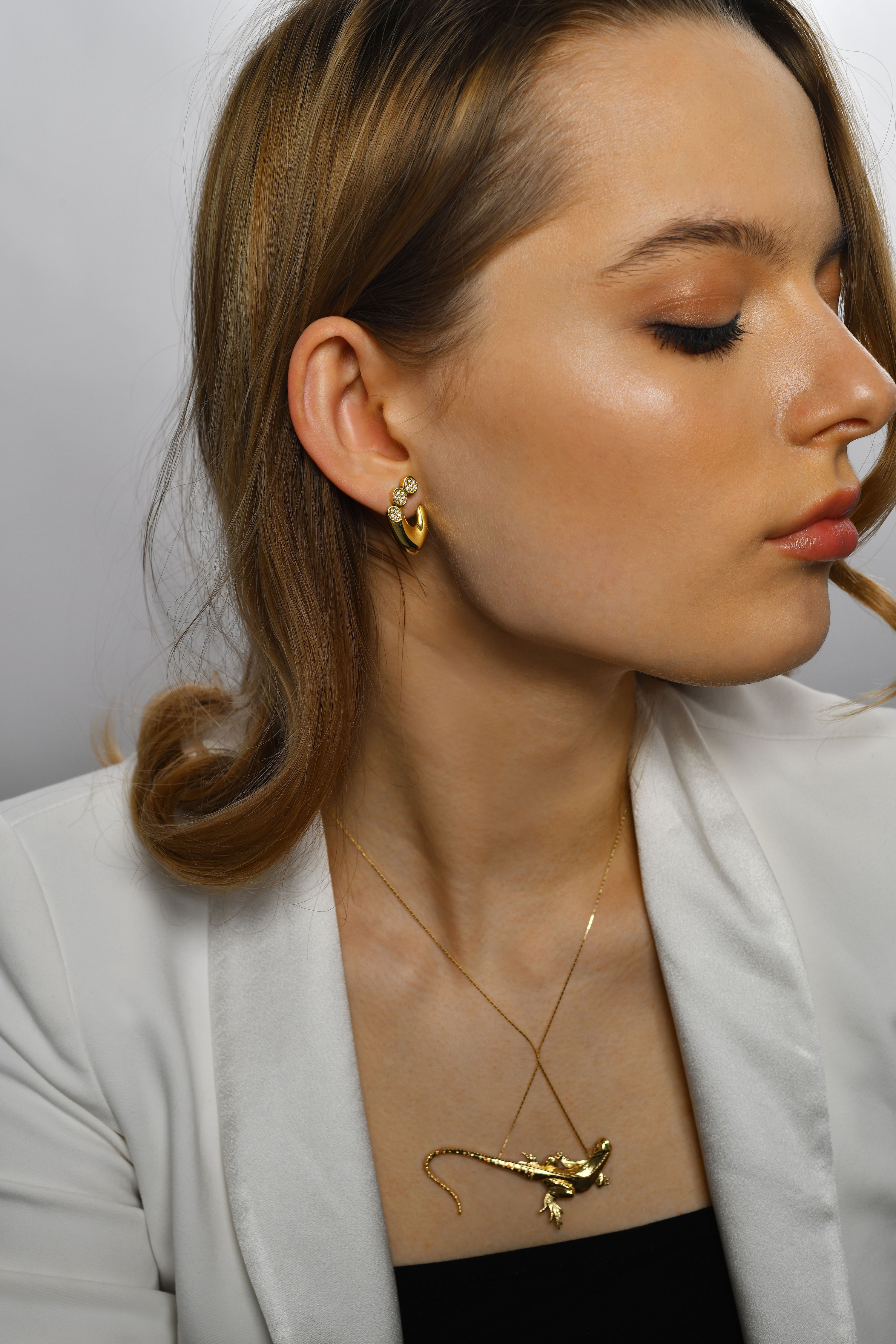 Lava Diamond Earrings