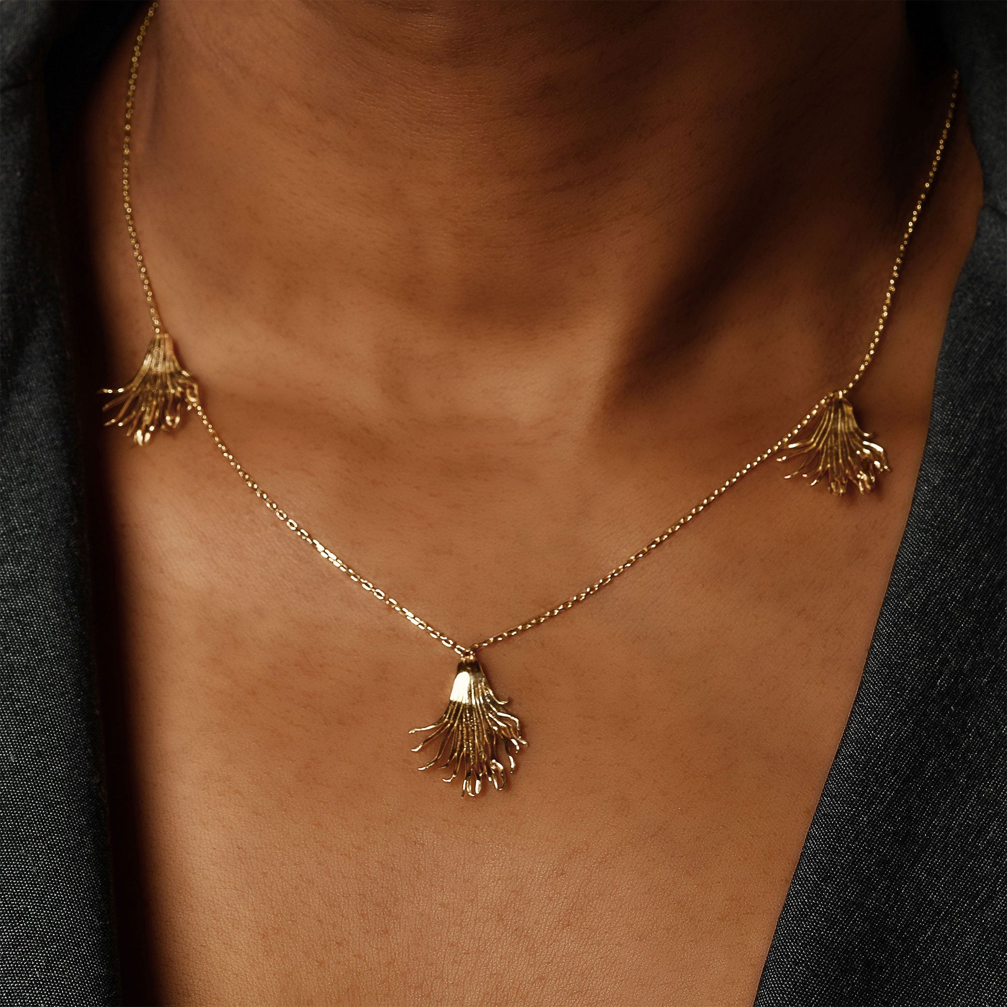 Leaves Drop Necklace