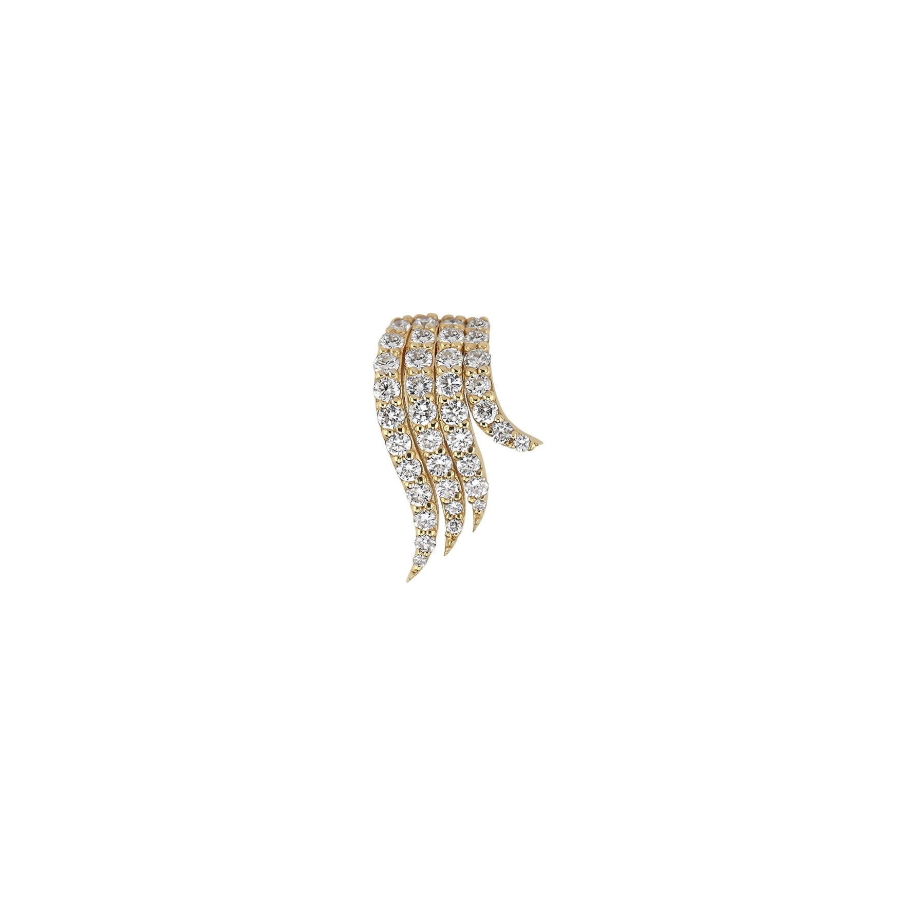 Angel Wing XL Diamond Stud - 1 piece