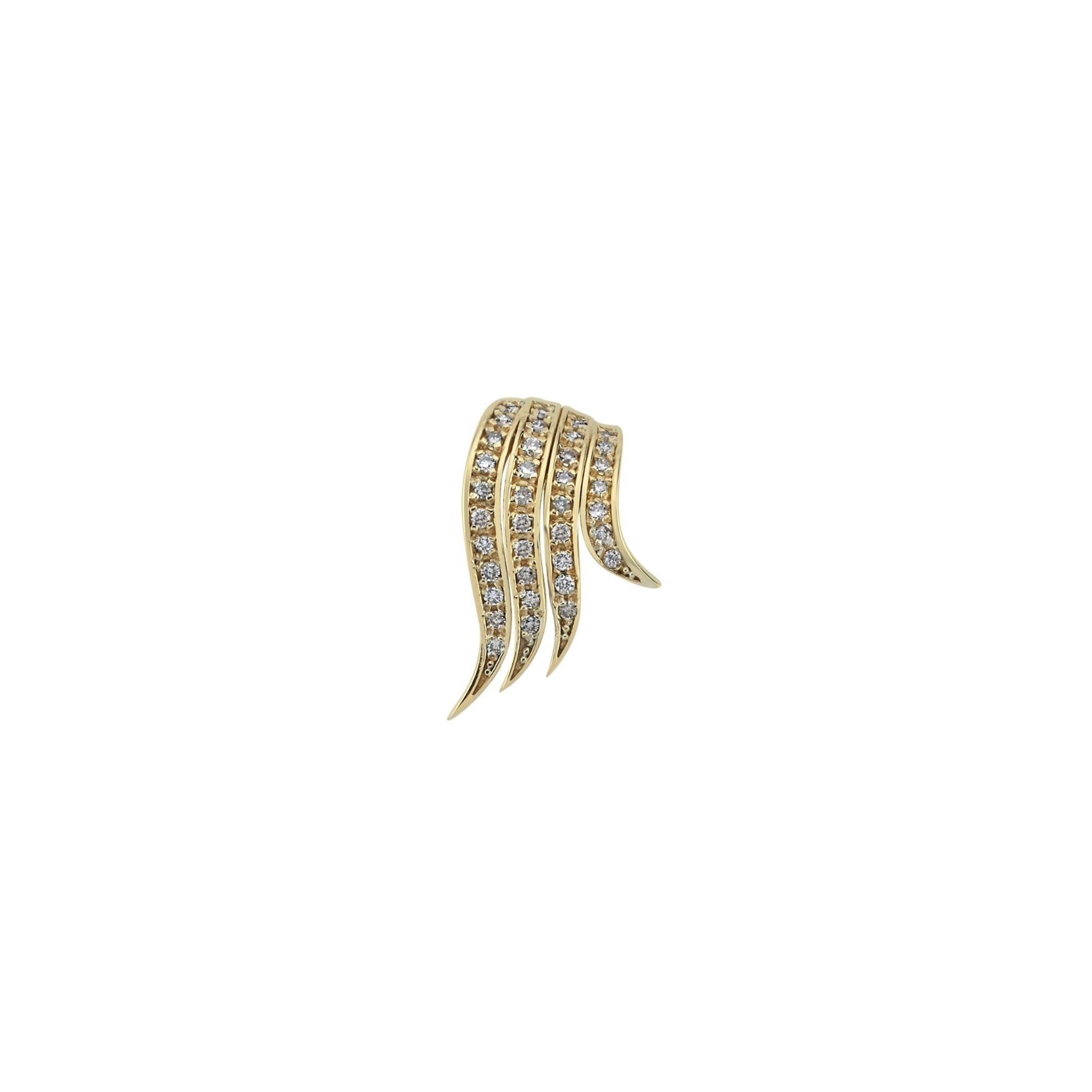 Angel Wing Diamond Stud - 1 piece