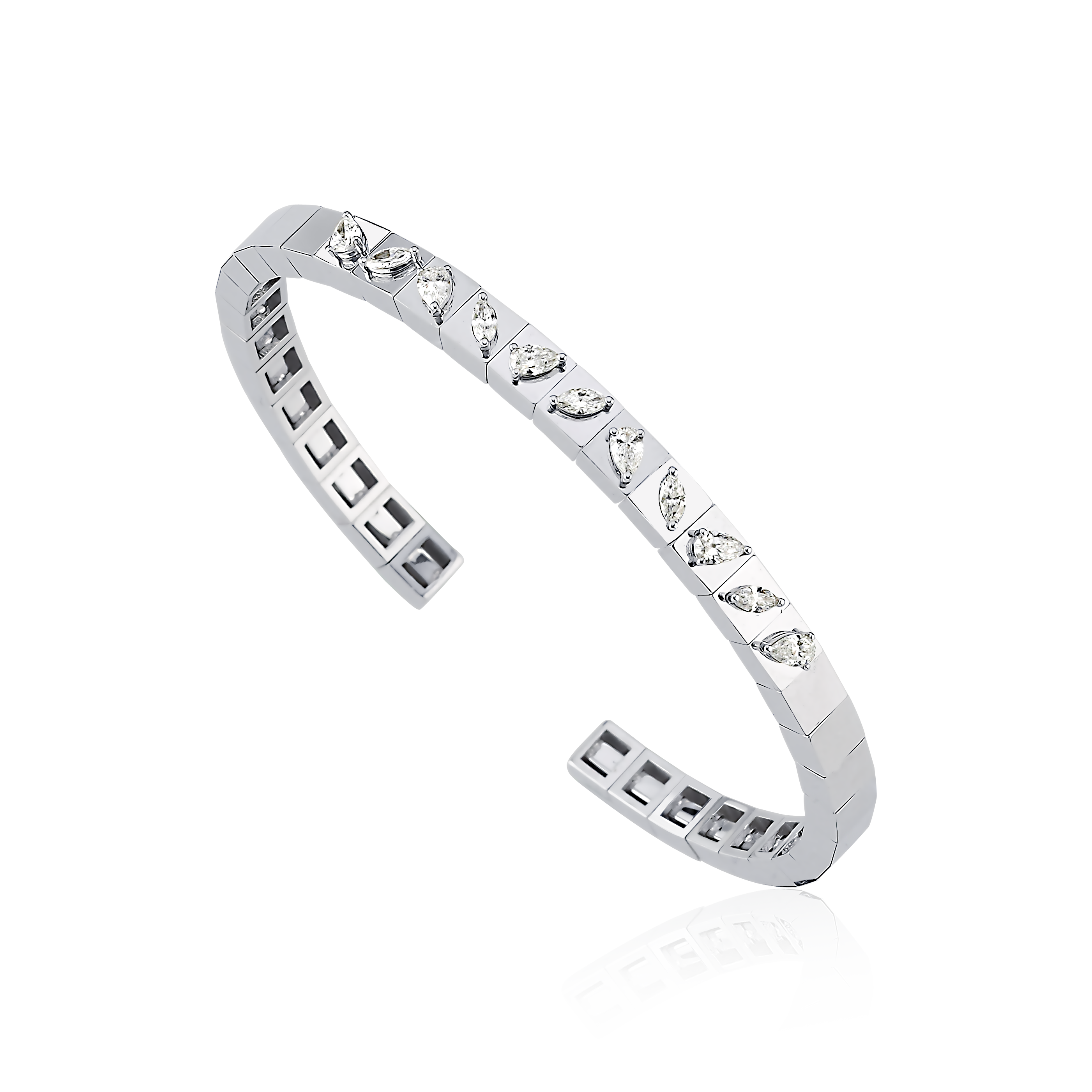 Seeds Diamond Bangle Bracelet