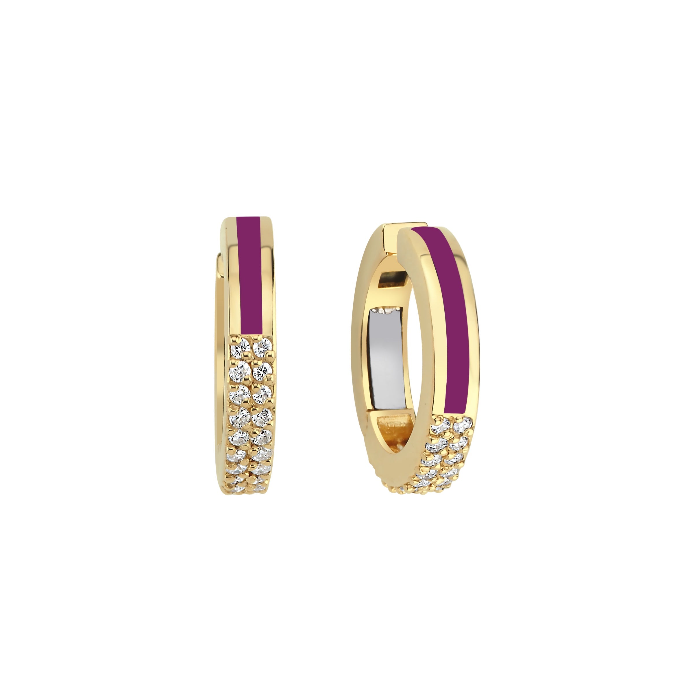 Diamond Enamel Ear Cuff - 1 piece