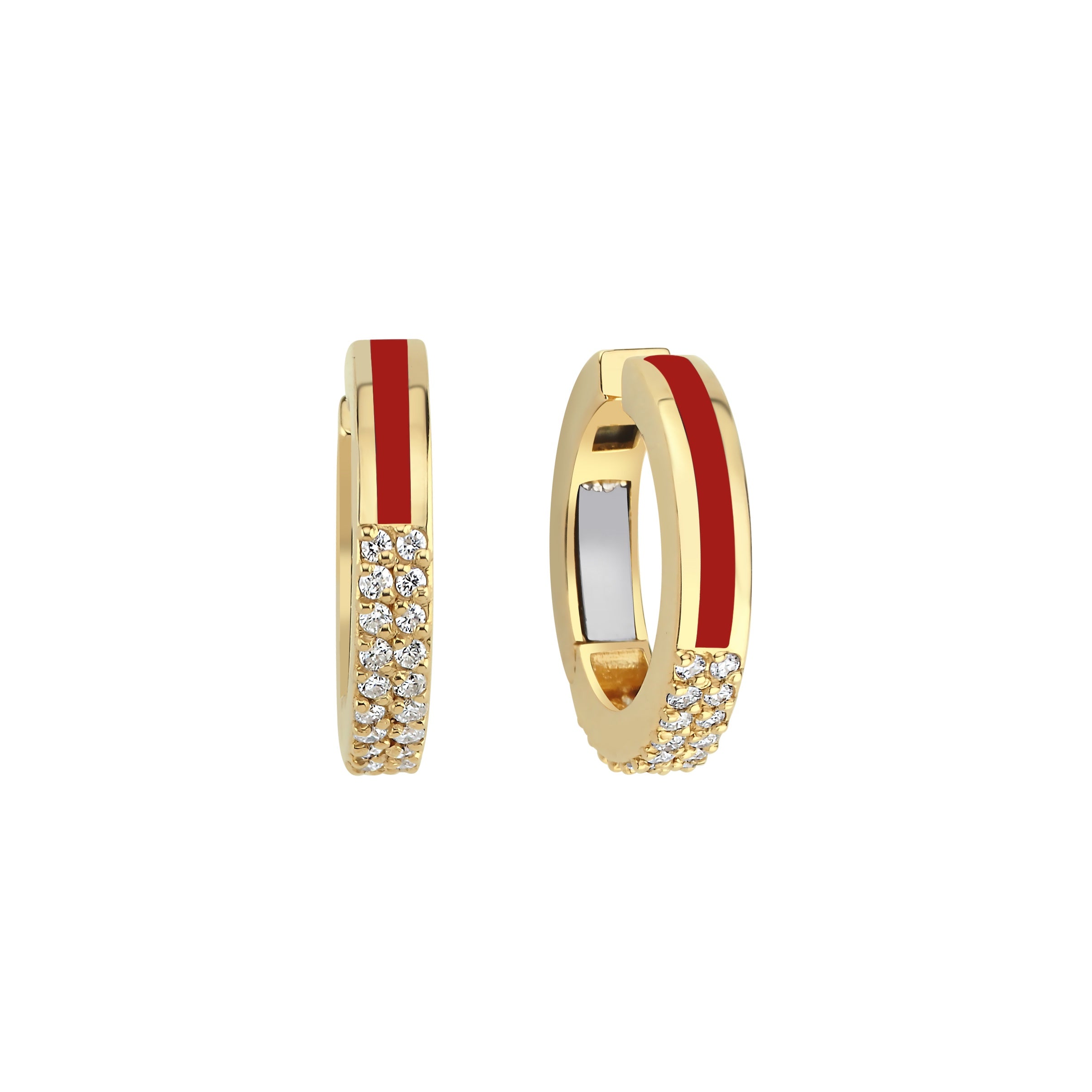 Diamond Enamel Ear Cuff - 1 piece