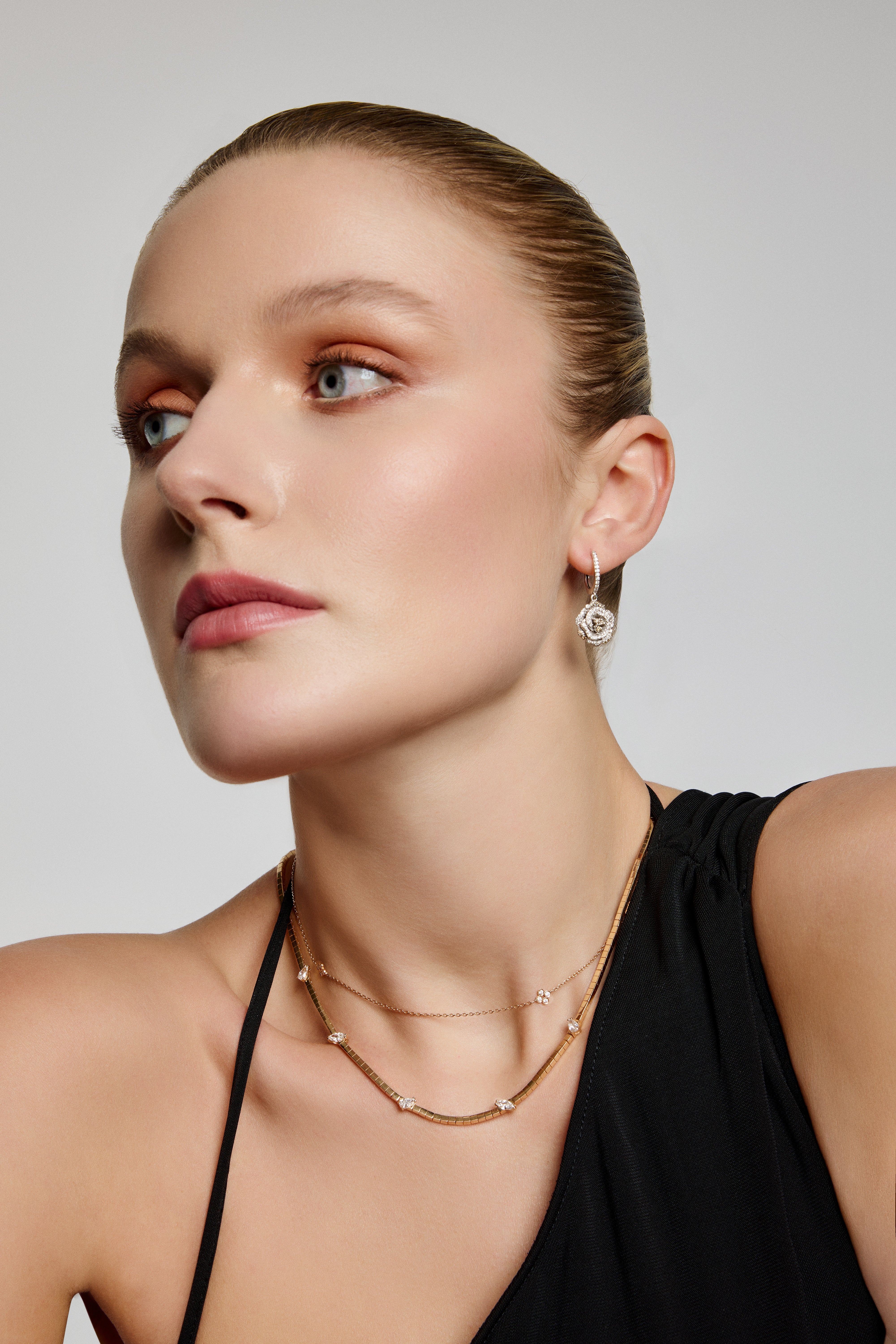 Rose Diamond Earrings