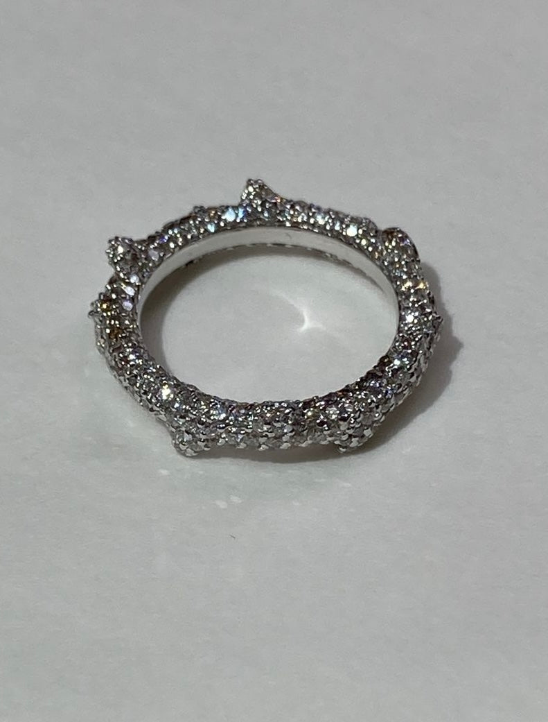 Cactus Diamond Ring