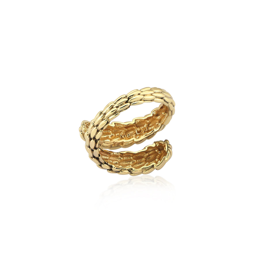 Serpent Ring (14K Gold)